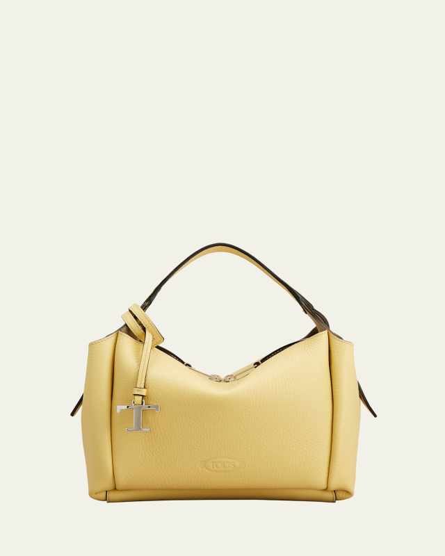 API Mini Bowling Leather Top-Handle Bag